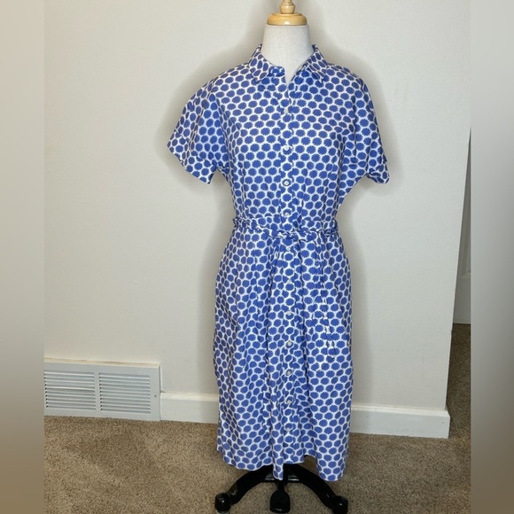 Talbots Dresses & Skirts - Talbots Petite Dress Shirt Dress with tie Women's 6P